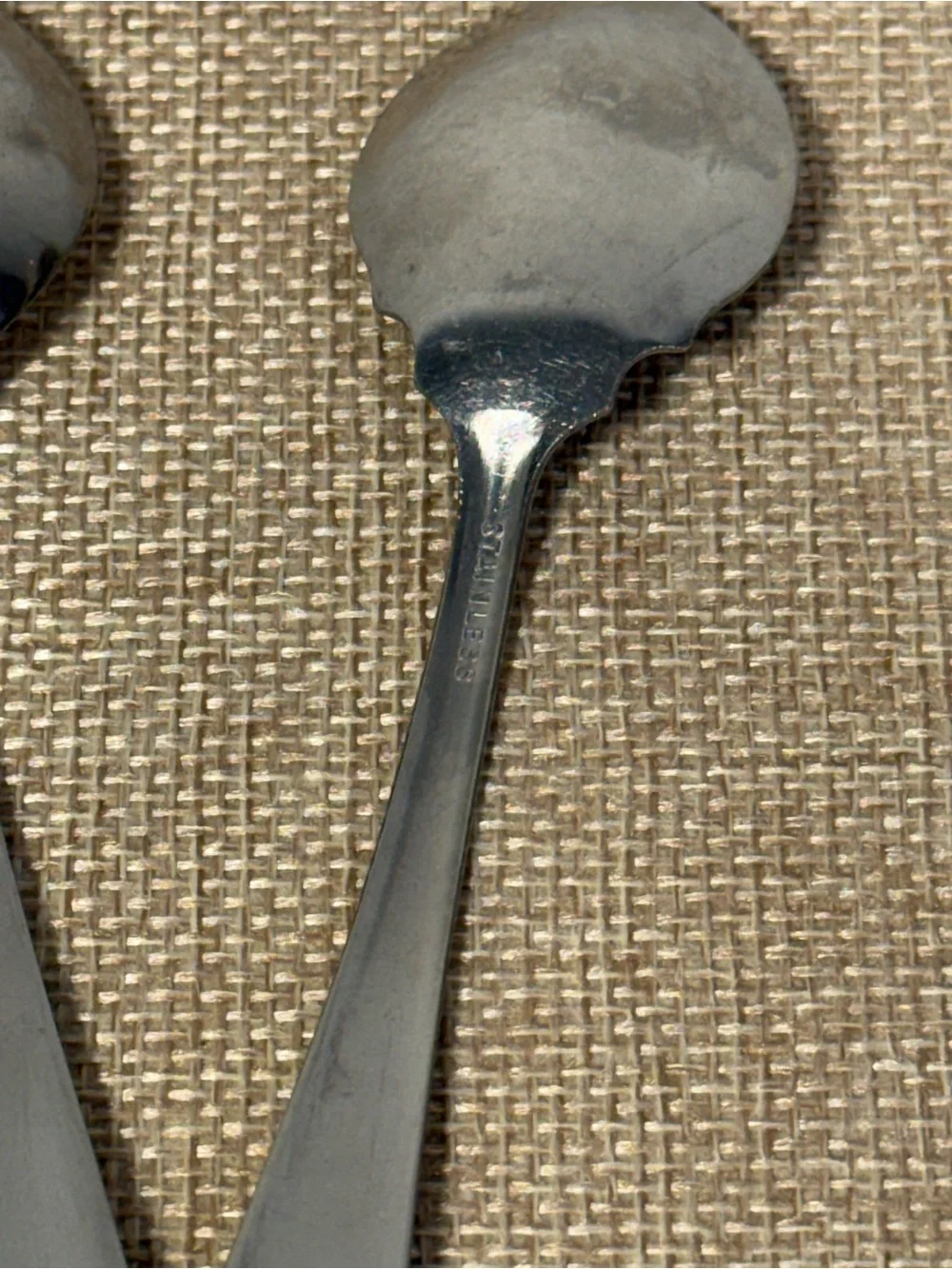 2-Vintage Japan Stainless Steel Demitasse Spoons 5